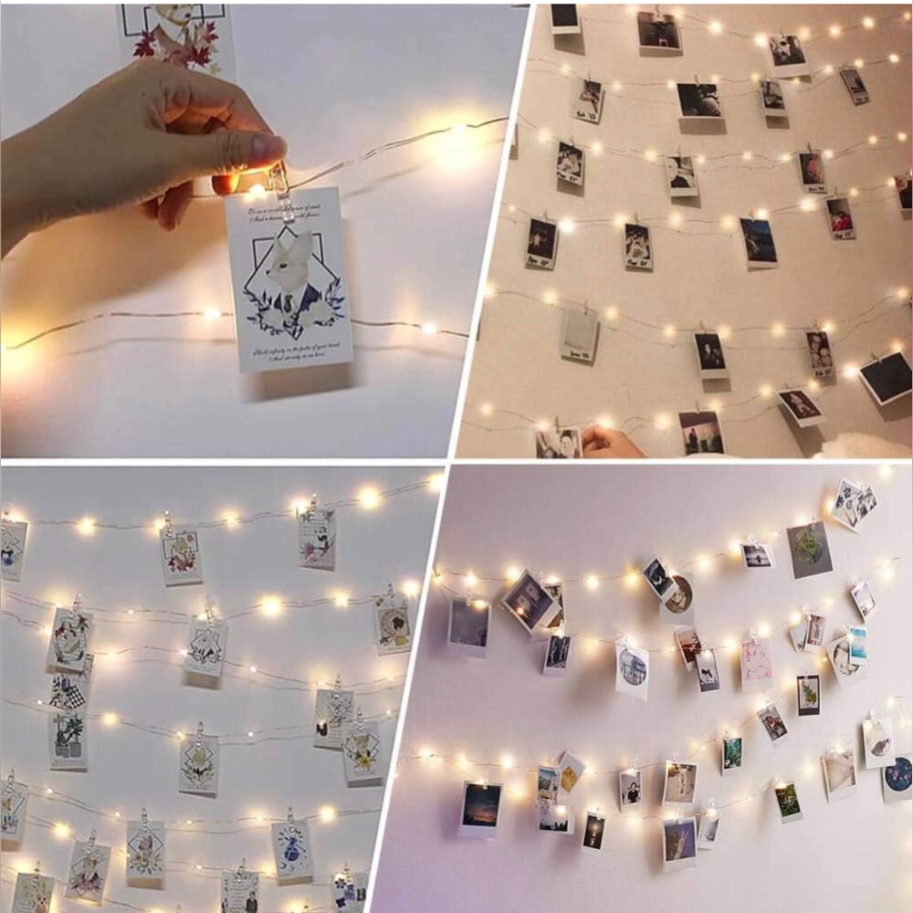 Fairy Lights for Indoor Use in White| 33 feet with 100 LED lights| 2 sets